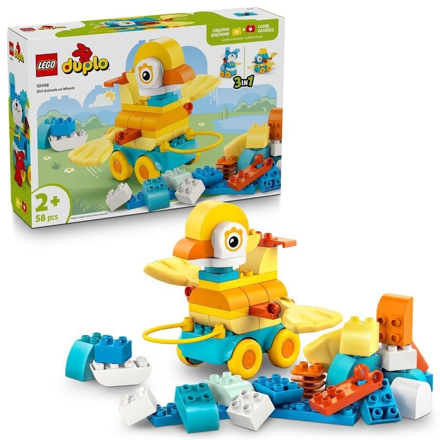 Lego Duplo 10448 Tiere Auf Rädern 3-in-1-set