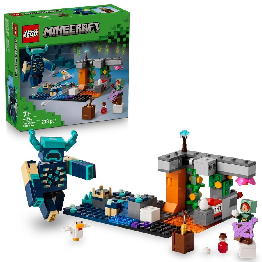 Lego Minecraft 21274 Begegnung Mit Dem Wächter