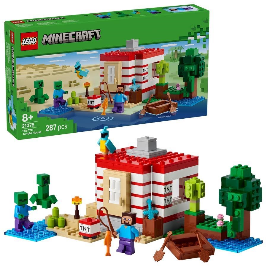 Lego Minecraft 21275 Das Tnt-dschungelhaus