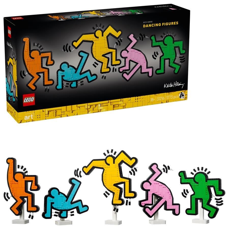 Lego Art 31216 Keith Haring - Tanzende Figuren