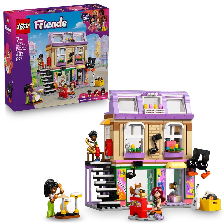 Lego Friends 42653 Musikladen & Wohnung