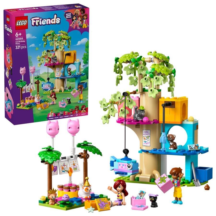 Lego Friends 42666 Katzengeburtstagsparty & Baumhaus