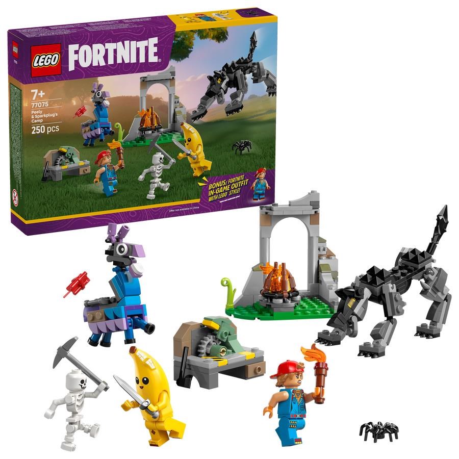 Lego Fortnite 77075 Das Lager Von Schali Und Der Zündkerzenkünstlerin
