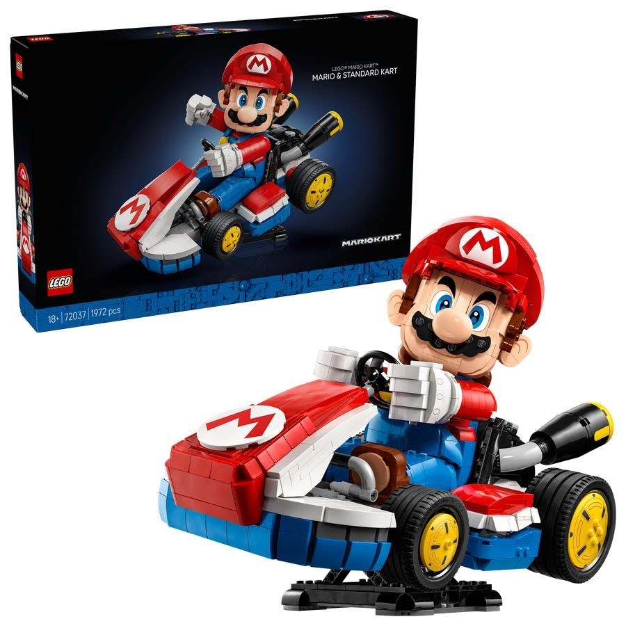 Lego Super Mario 72037 Mario Kart : Mario & Standard-kart