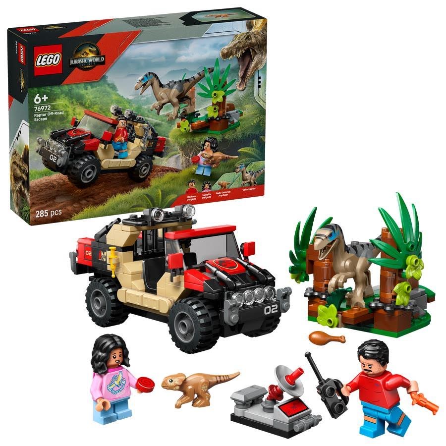 Lego Jurassic World 76972 Raptor: Verfolgungsjagd Mit Dem Geländewagen