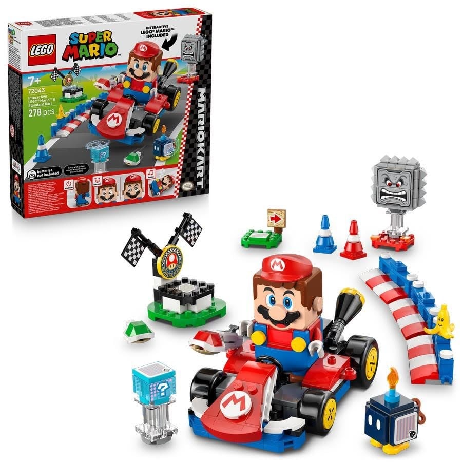 Lego Super Mario 72043 Mario Kart - Interaktiver Mario & Standard-kart