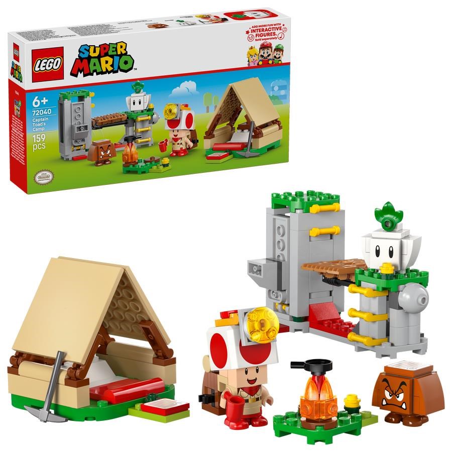Lego Super Mario 72040 Kapitän Toad-camp
