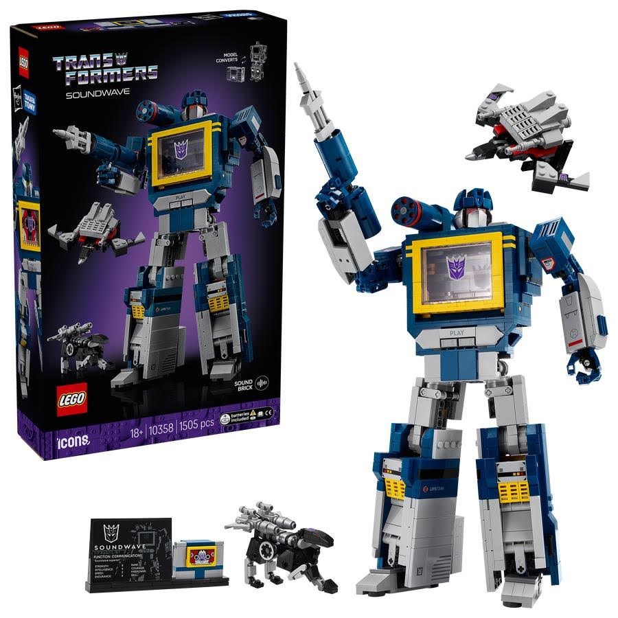 Lego Icons 10358 Transformers: Soundwave