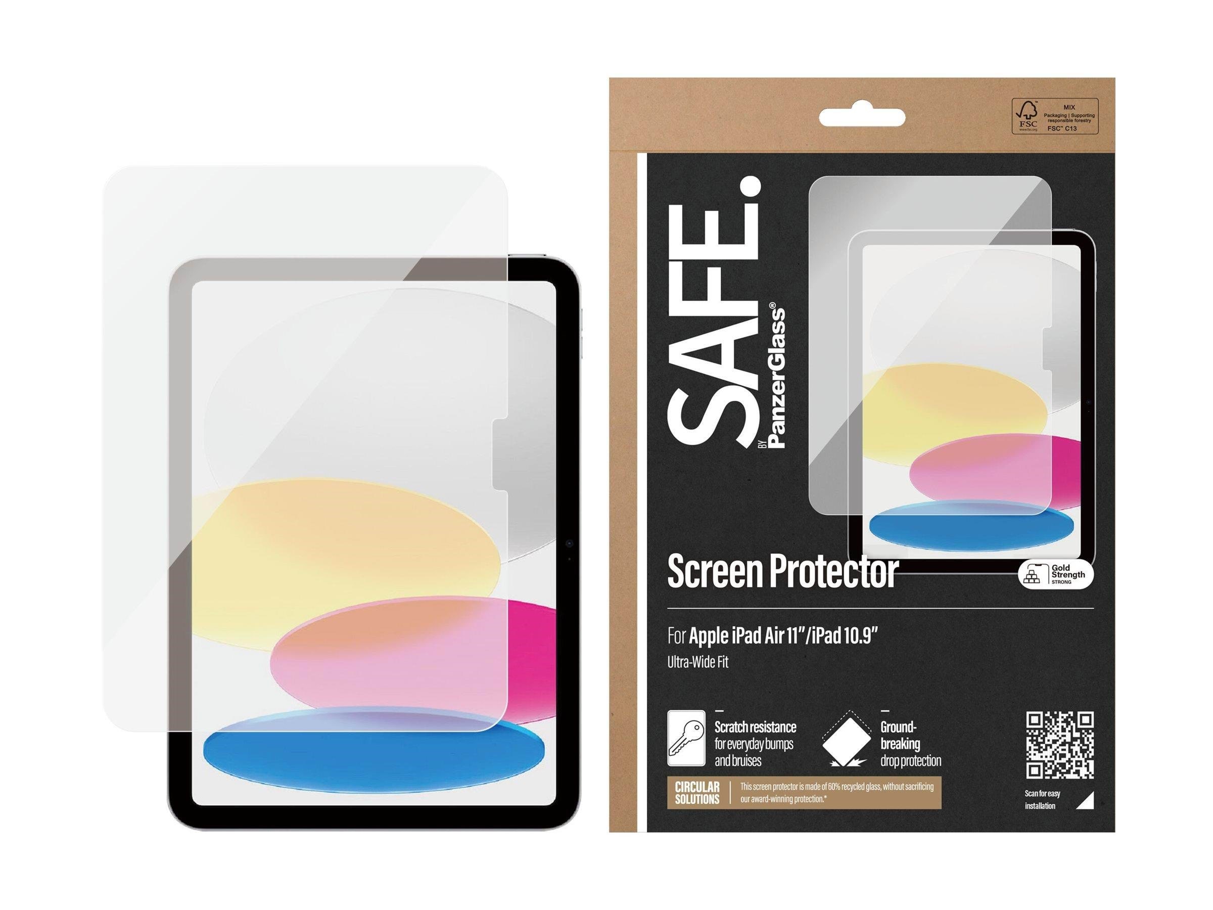 Safe by Panzerglass Screen Protector Ipad Air 11'' (2024-2025) | Ipad 10.9'' (2022) | Ipad 11'' (2025) | Ultra-wide Fit - Tablets Anderes Zubehoer 