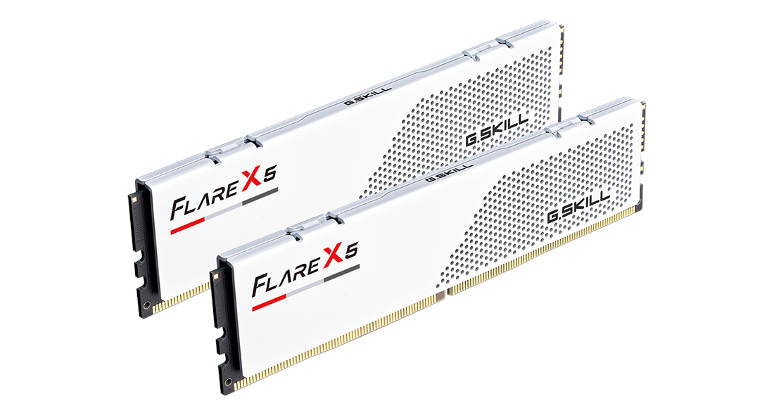 G.Skill Flare X5 Ddr5-6000 - 64gb - Cl28 - Dual Channel (2 Pcs) - Amd Expo & Intel Xmp - Weiß - Ram