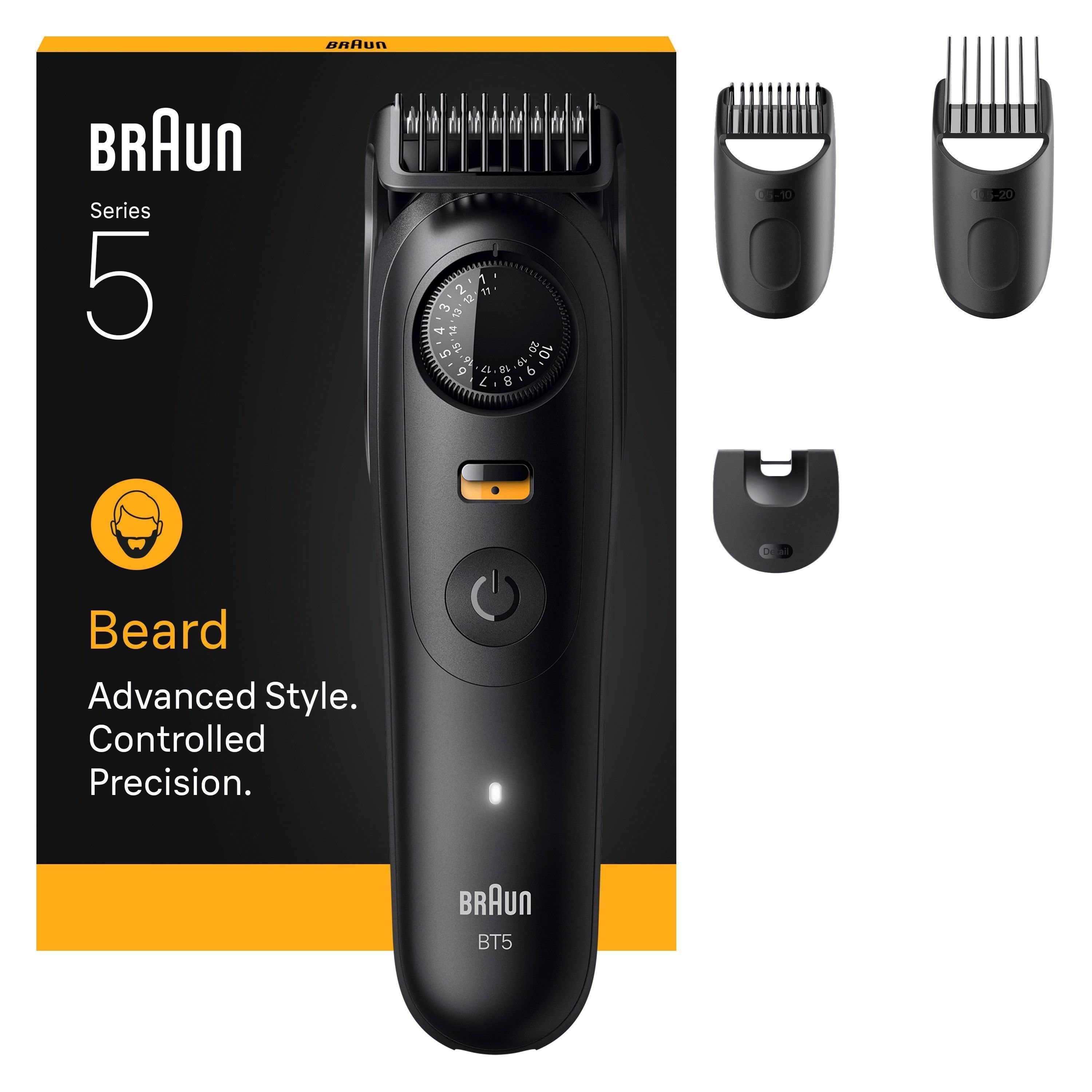 Braun Barttrimmer Styler BT 5520 - Black Matt - Haarschneidegeraete