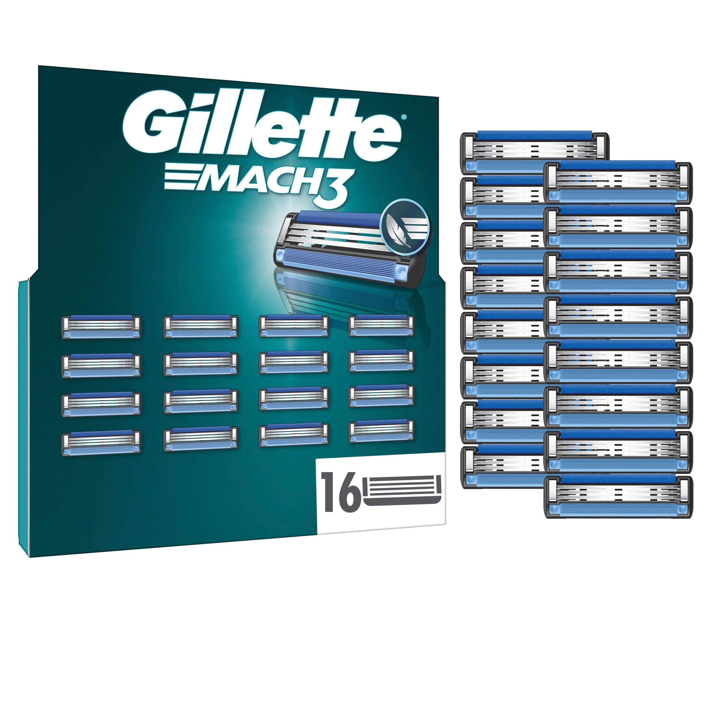 Gillette Mach3 Base - 16 Pcs - Rasierausstattung 7702018582907