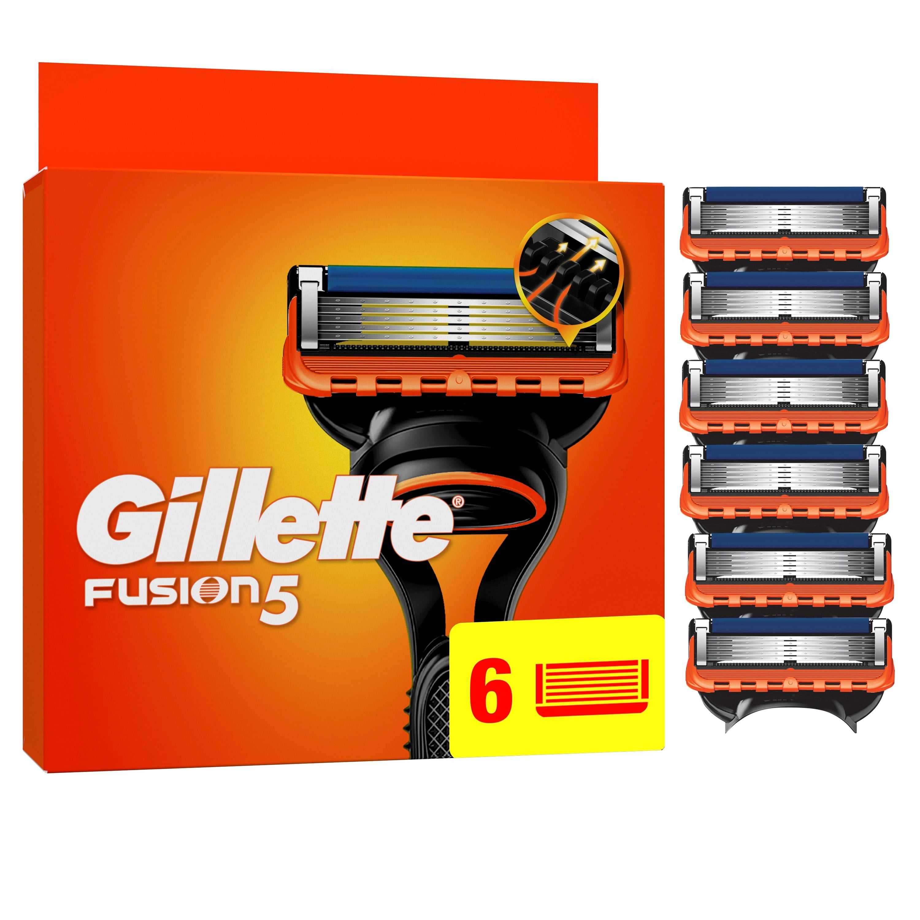 Gillette Fusion Manual 6 Pcs - Rasierausstattung