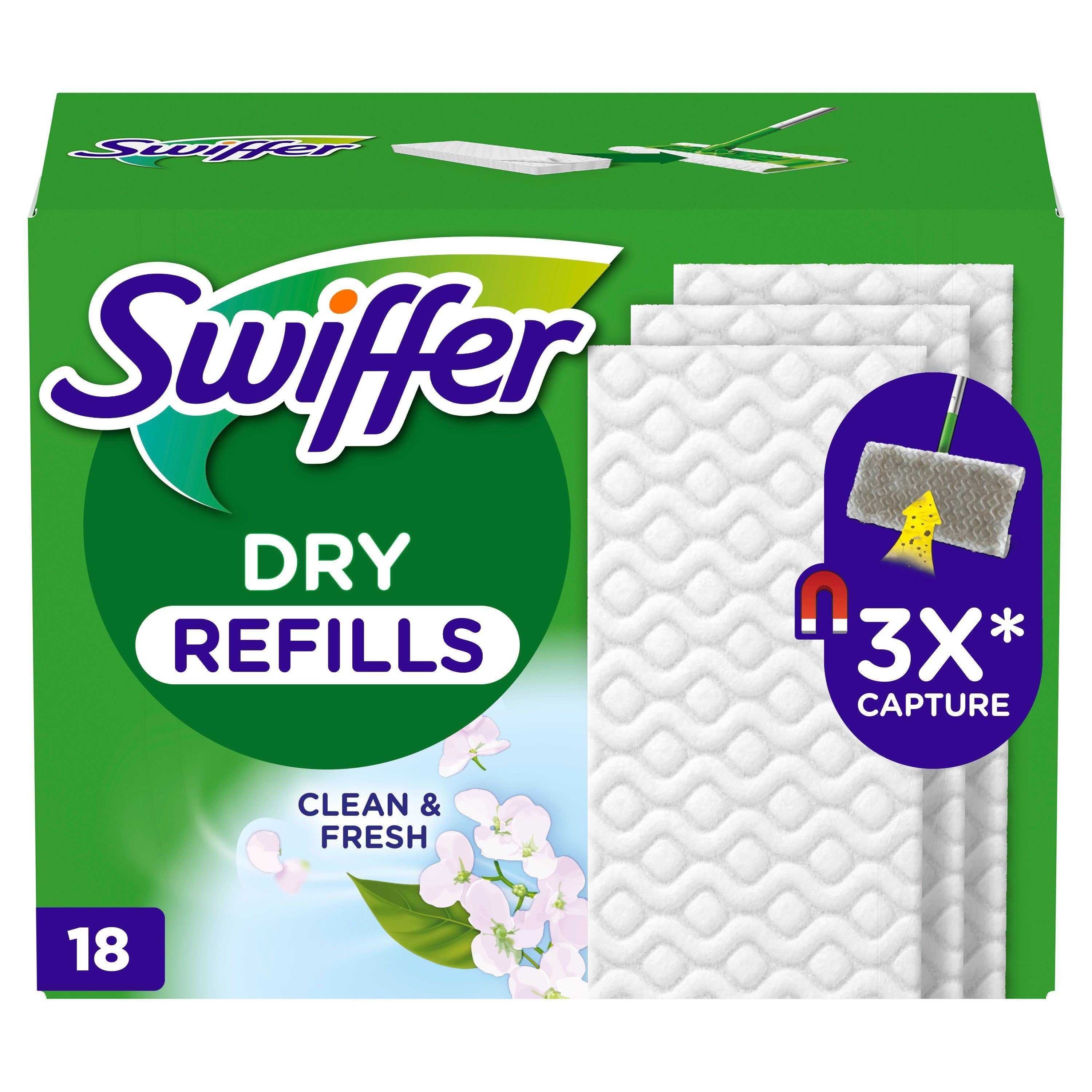 Swiffer Dry Refill Scented - 18 Pcs - Reinigung 8700216677226