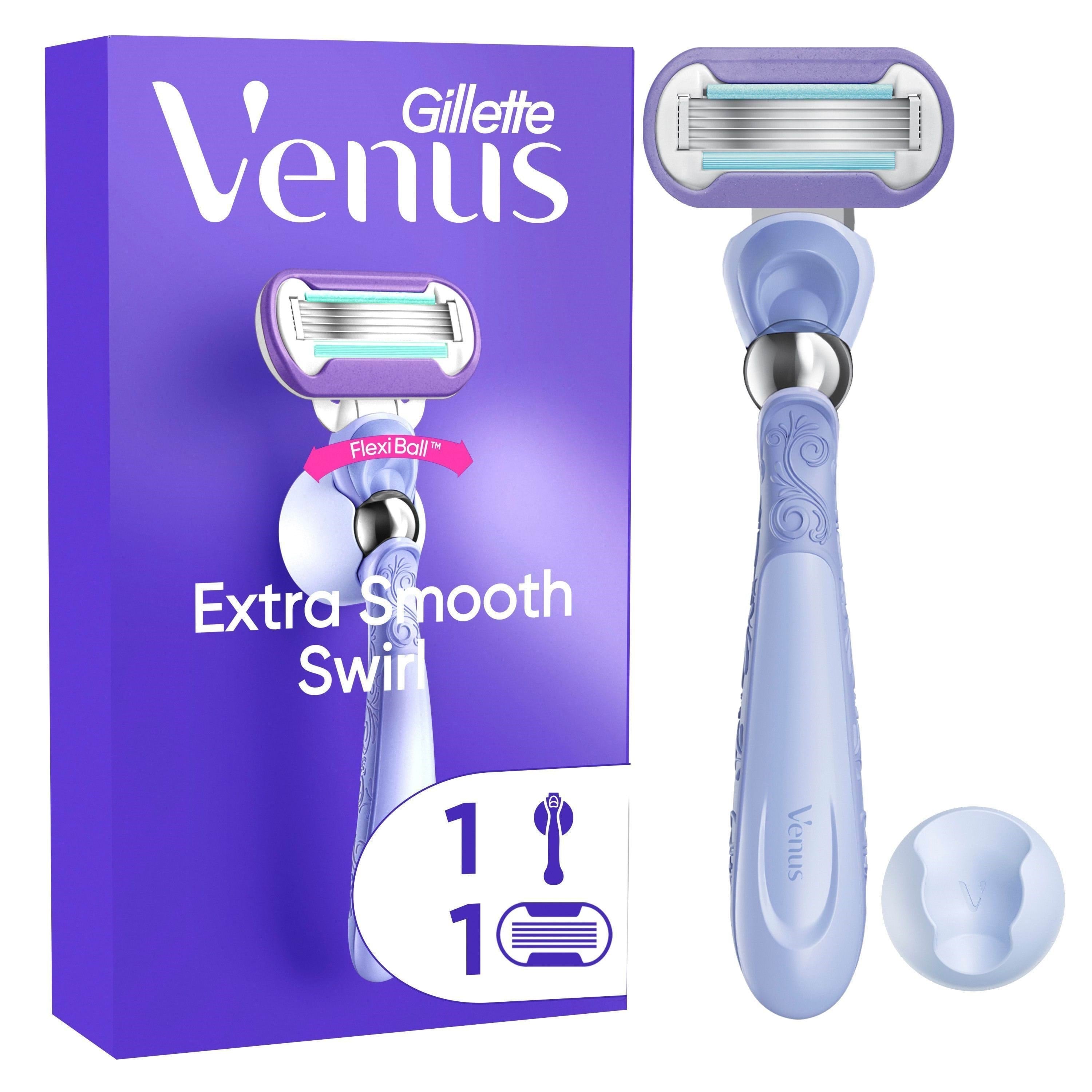 Gillette-venus Extra Smooth Swirl Handle + 1 Refill + 1 Holder - Rasierausstattung