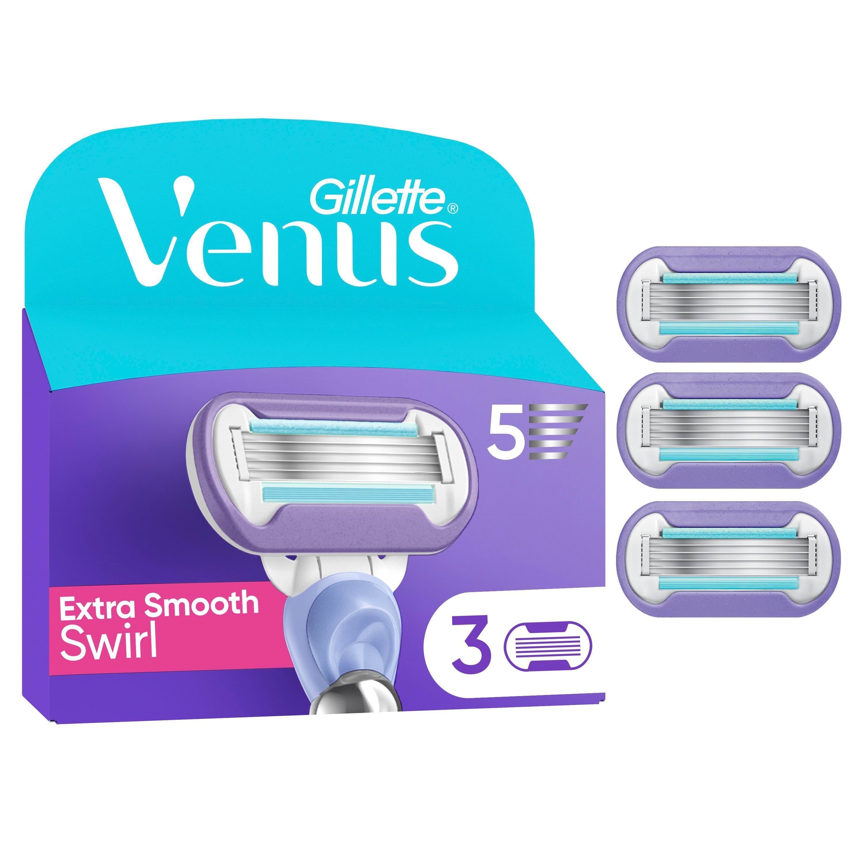 Gillette-venus Extra Smooth Swirl - 3 Pcs - Rasierausstattung