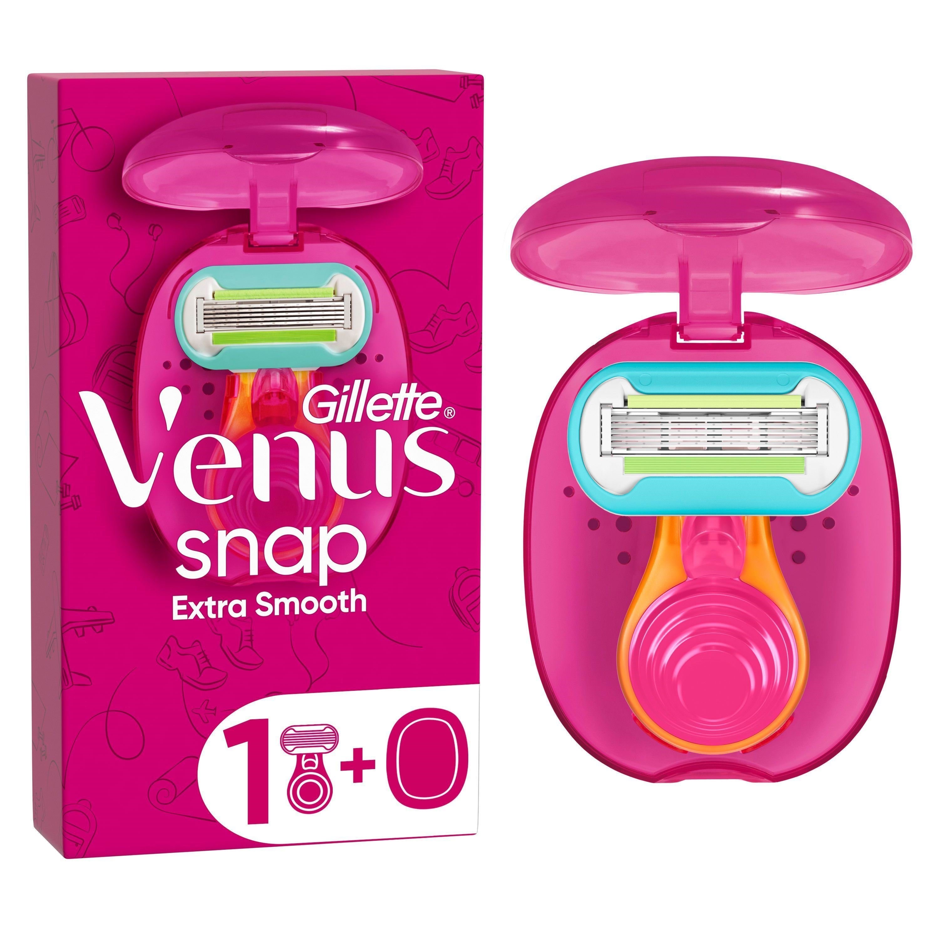 Gillette-venus Extra Smooth Snap Handle + 1 Refill - Rasierausstattung 8001090592996