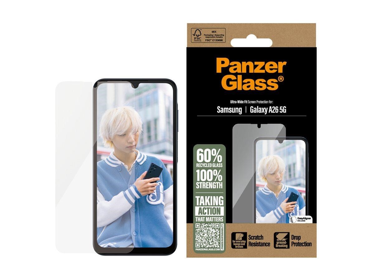 Panzerglass Screen Protector Samsung Galaxy A26 5G | Ultra-wide Fit - Handys Schutzfolie Pgrnuwfg38541