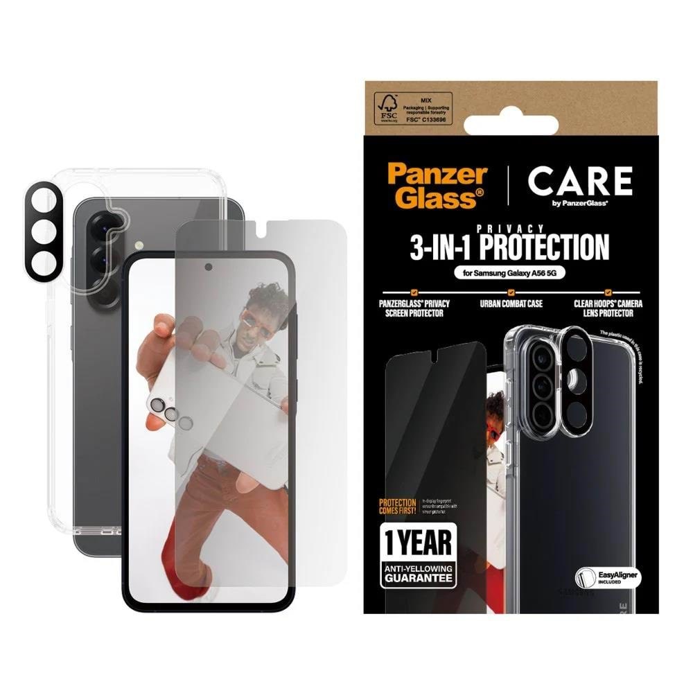 Care by Panzerglass Flagship 3-in-1 Privacy Bundle Samsung Galaxy A56 5G - Handys Schutzfolie