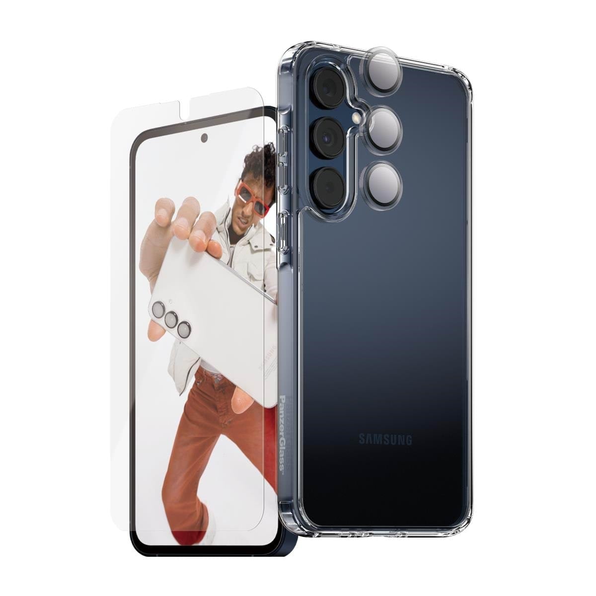 Care by Panzerglass Flagship 3-in-1 Bundle Samsung Galaxy A56 5G - Handys Schutzfolie