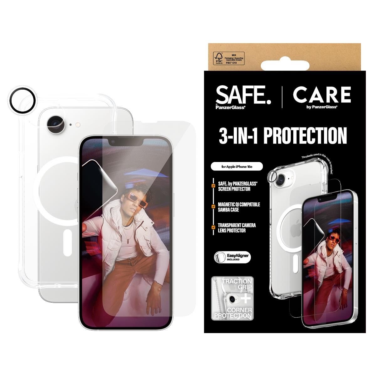 Care by Panzerglass 3-in-1 Fashion Bundle Iphone 17e | 16e - Handys Schutzfolie