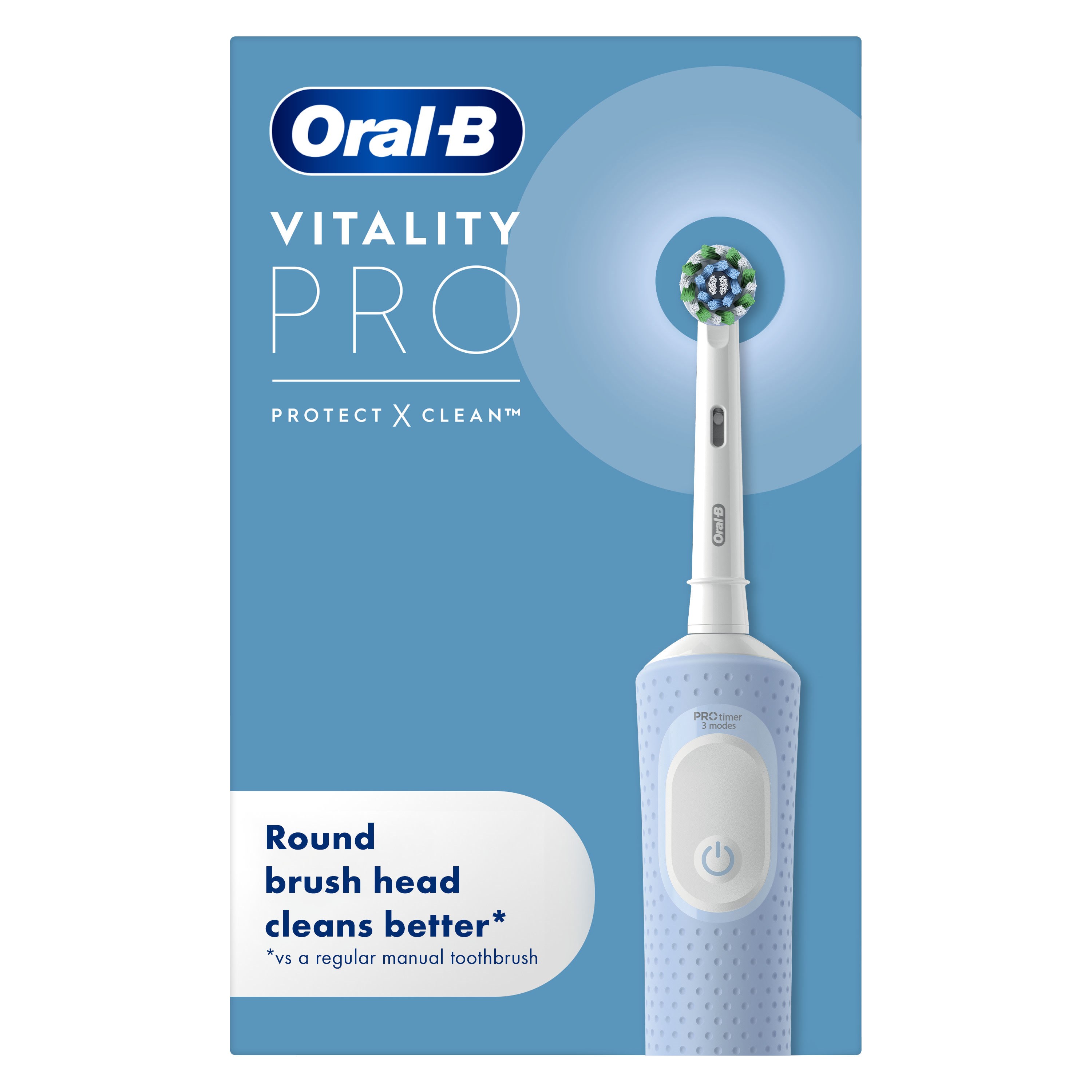 Oral-b Elektrische Zahnbürste Vitality Pro Vapor Blue - Elektrische Zahnbuersten