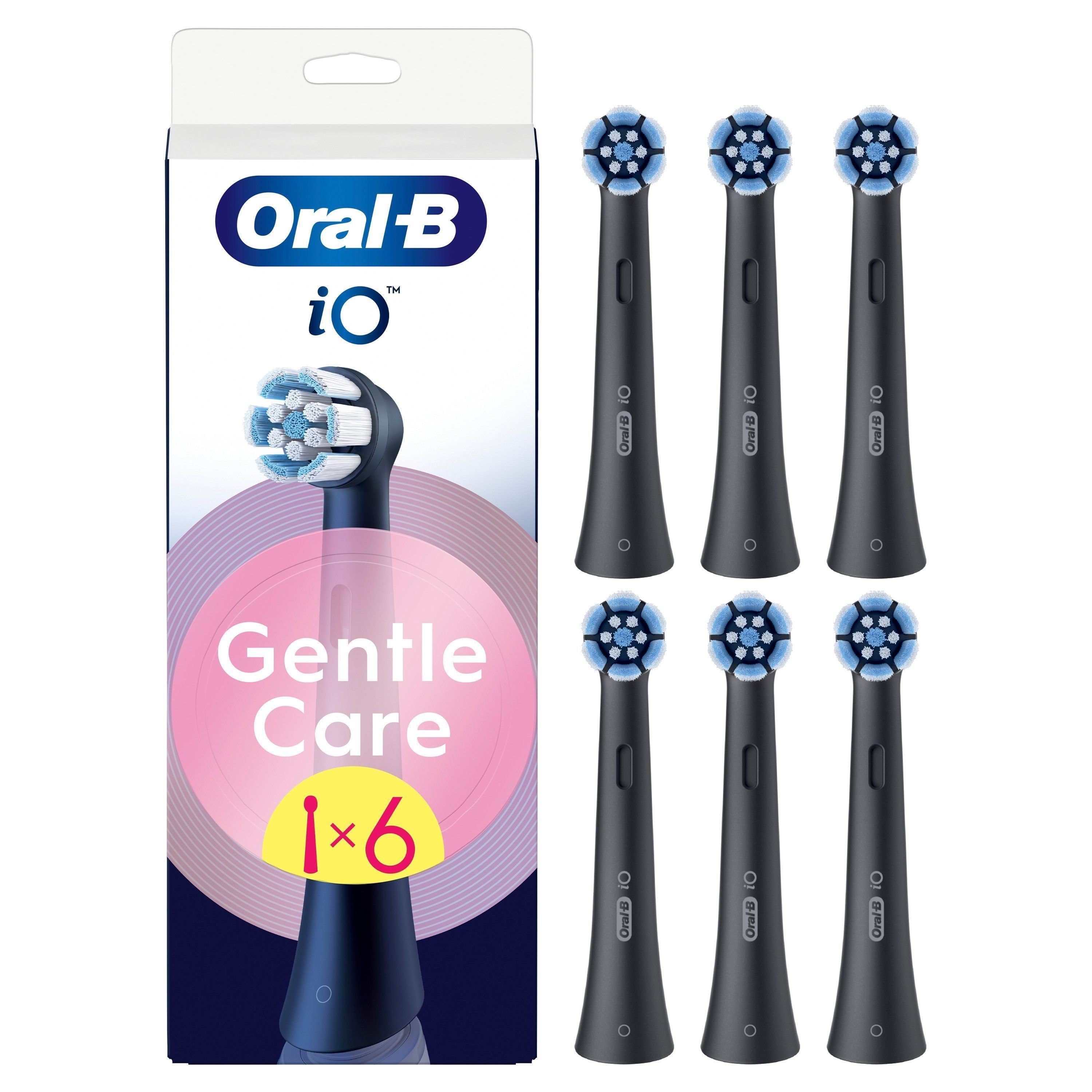 Oral-b Bürstenköpfe Gentle Care Black - 6 Pcs - Elektrische Zahnbuersten 8700216599214