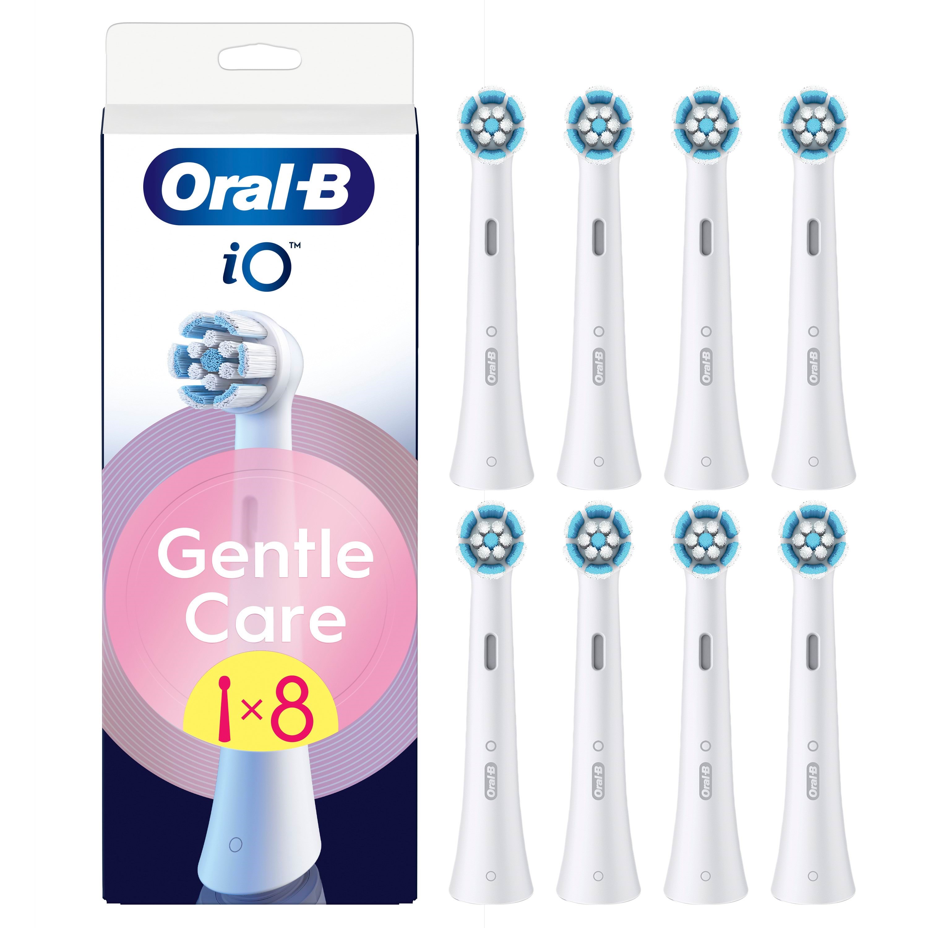 Oral-b Bürstenköpfe iO Gentle Care - 8 Pcs - Elektrische Zahnbuersten