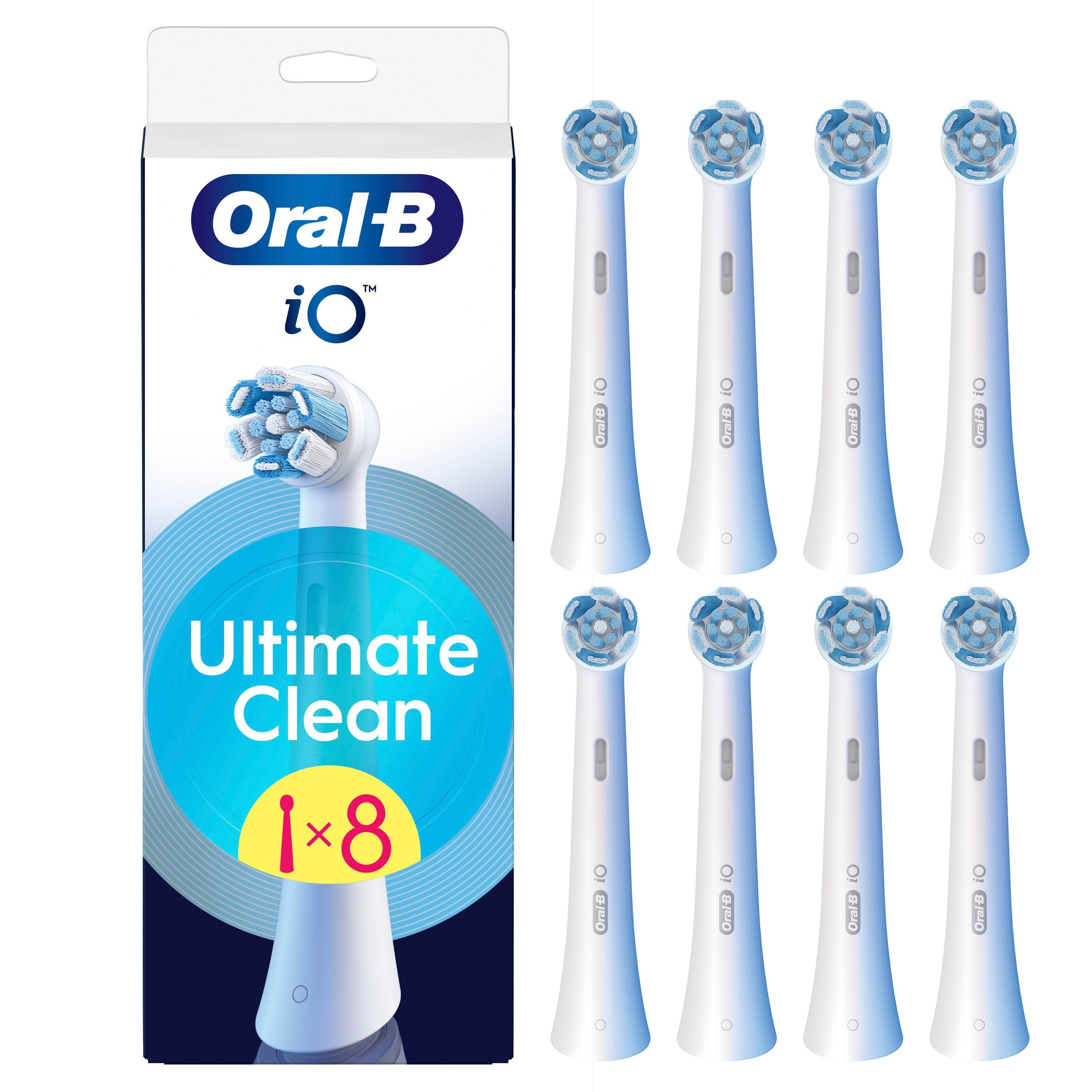 Oral-b Bürstenköpfe iO Ultimate Clean - 8 Pcs - Elektrische Zahnbuersten 8700216778435