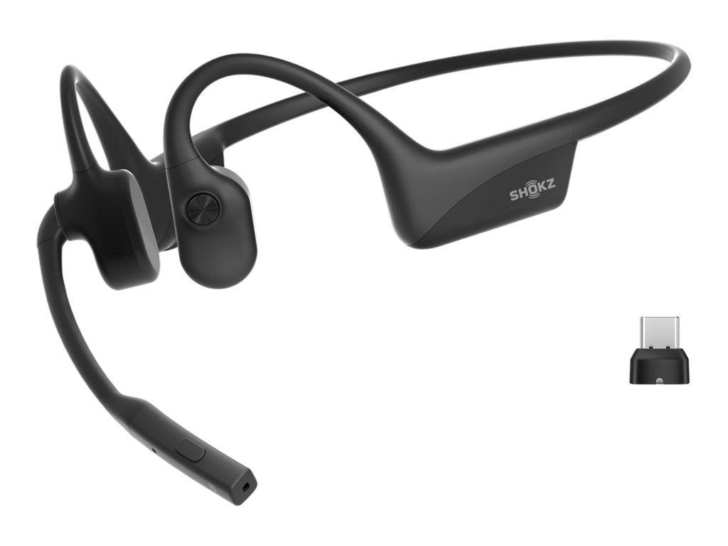 Kopfhörer - Shokz Opencomm2 UC 2025 Upgrade (Usb-c Dongle) - Black - Kopfhoerer/headsets