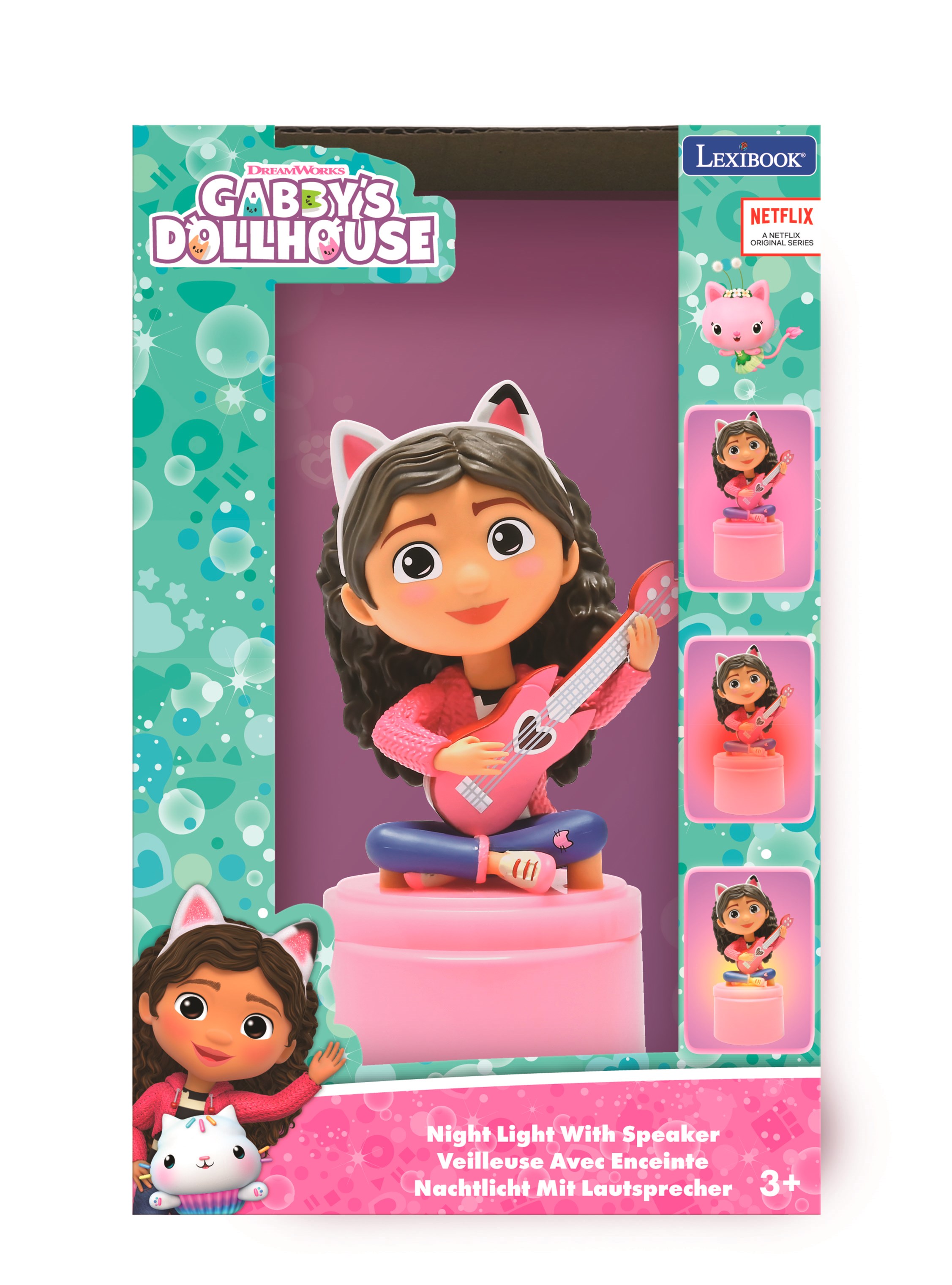 Gabby's Dollhouse Night Light Speaker - Kinder Lampen