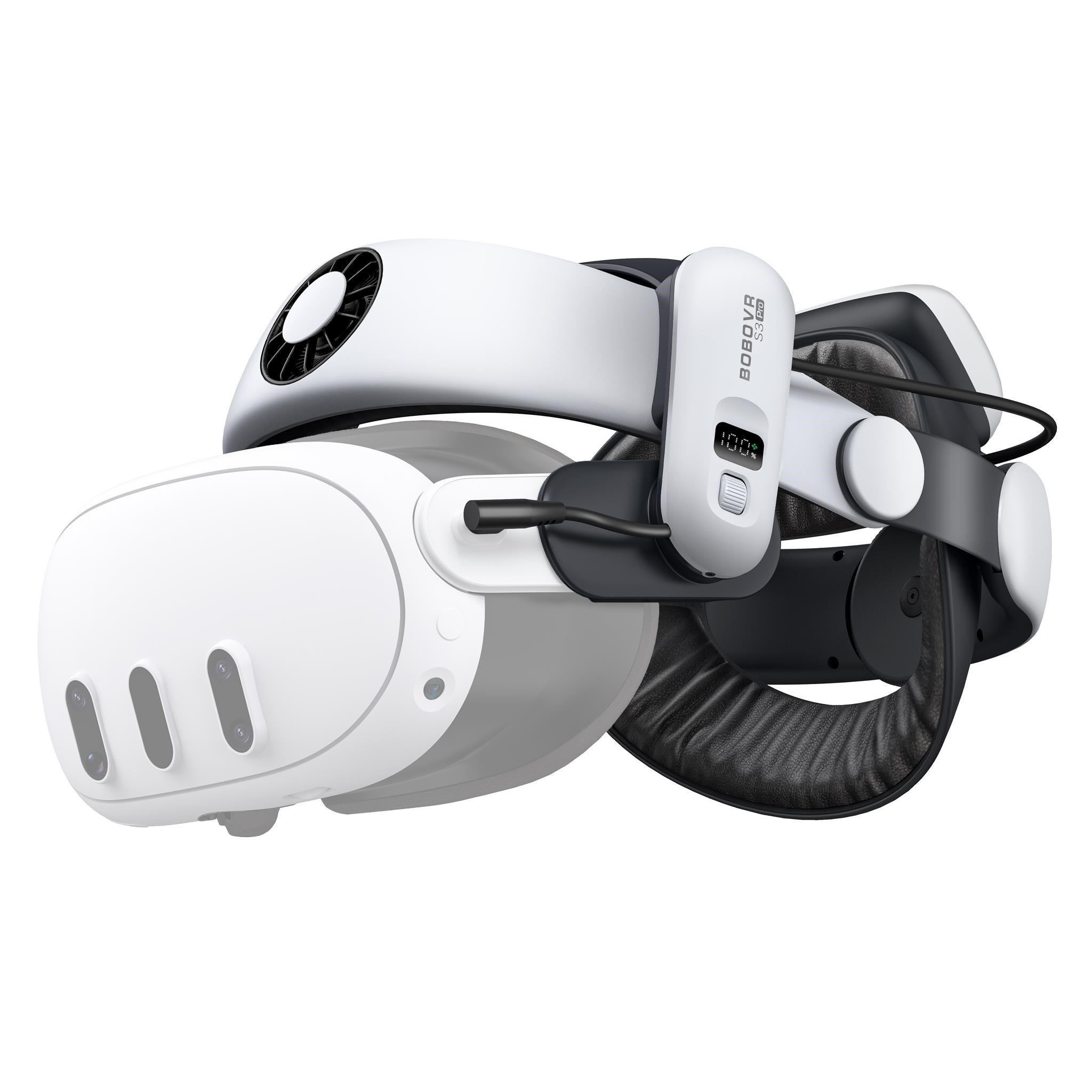 Bobovr S3 Pro Super Strap (Mit Akku) - Quest 3 & 3S - VR Zubehoer