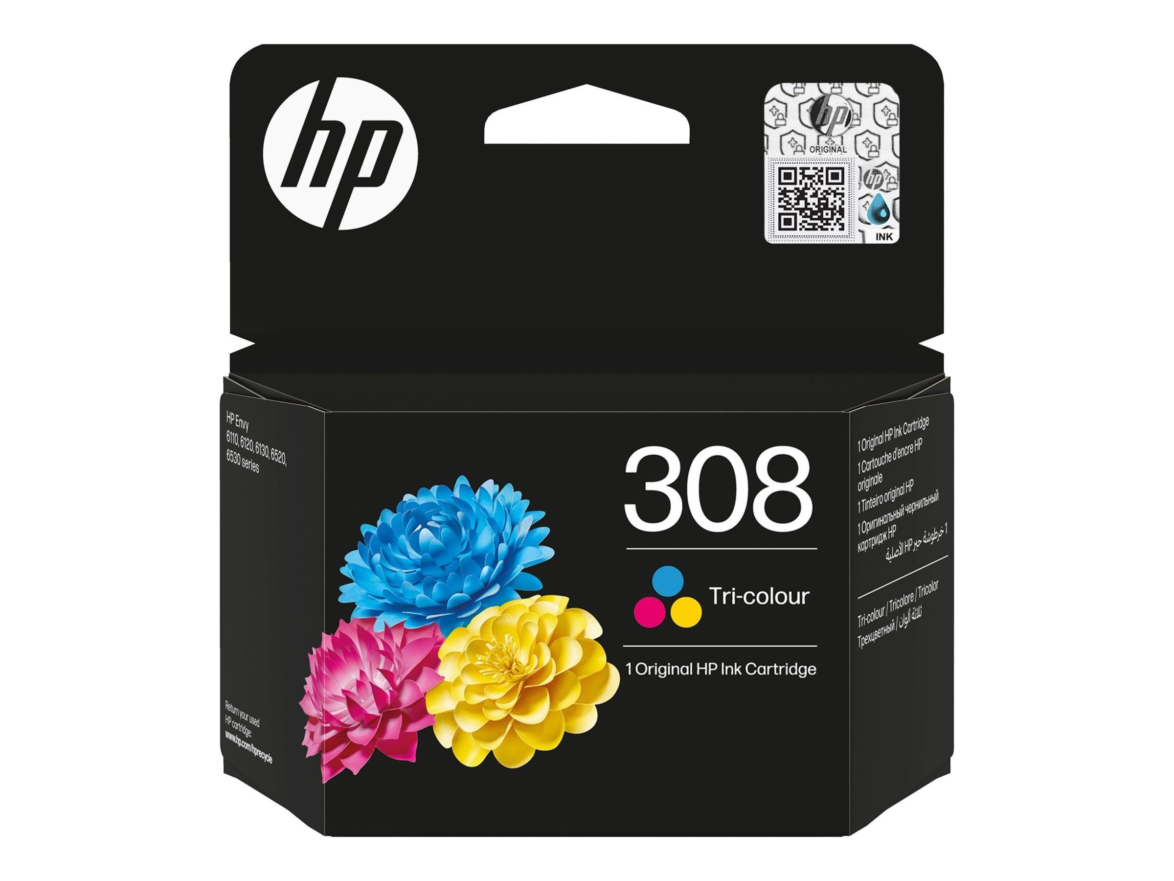 HP 308 / 7fp20ue Tri-color (Cyan Magenta Yellow) Ink - Druckerzubehoer Tinte Toner