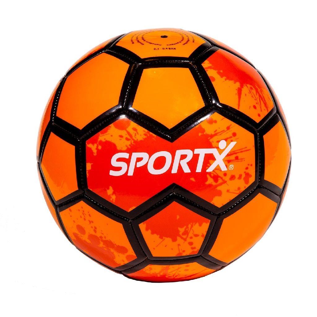 Sportx Football Orange Splash 330-350gr - Fussball Und Ballspiele