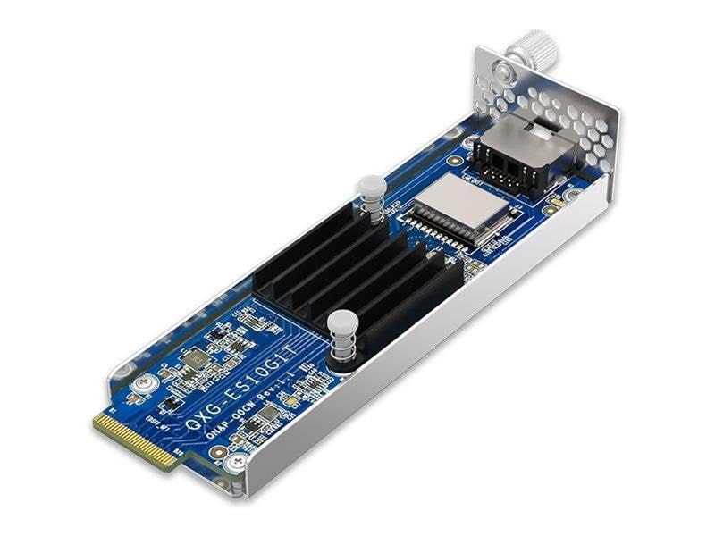 Qnap Qxg-es10g1t - Expansion Module - Pcie 3.0 x4 - 100m/1g/2.5g/5g/10 Gigabit Ethernet x 1 - Netzwerkadapter Netzkarte Druckserver Usw
