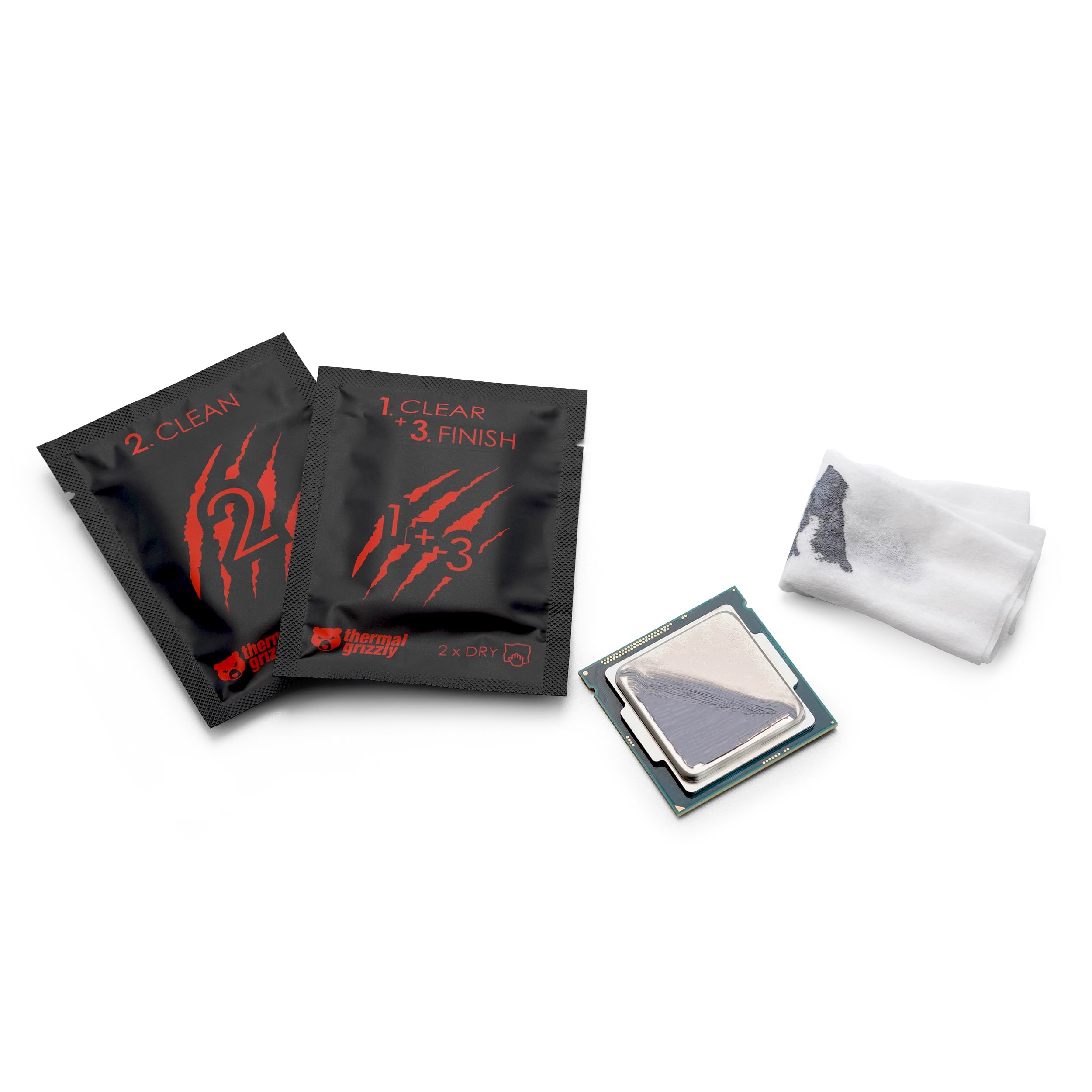 Thermal Grizzly Cleaning Wipes - 10 Pack - Systemzubehoer Tg-cw-10