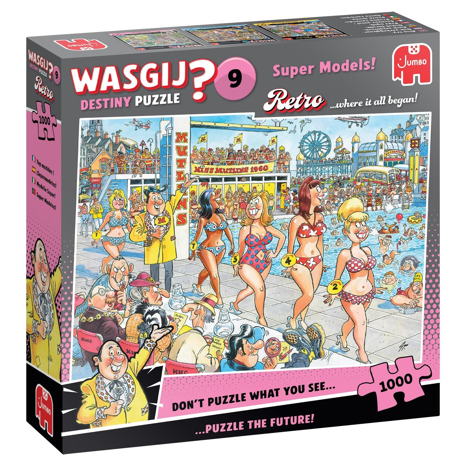 Wasgij Retro Destiny 9 - Super Models! (1000) - Puzzle 1110100503