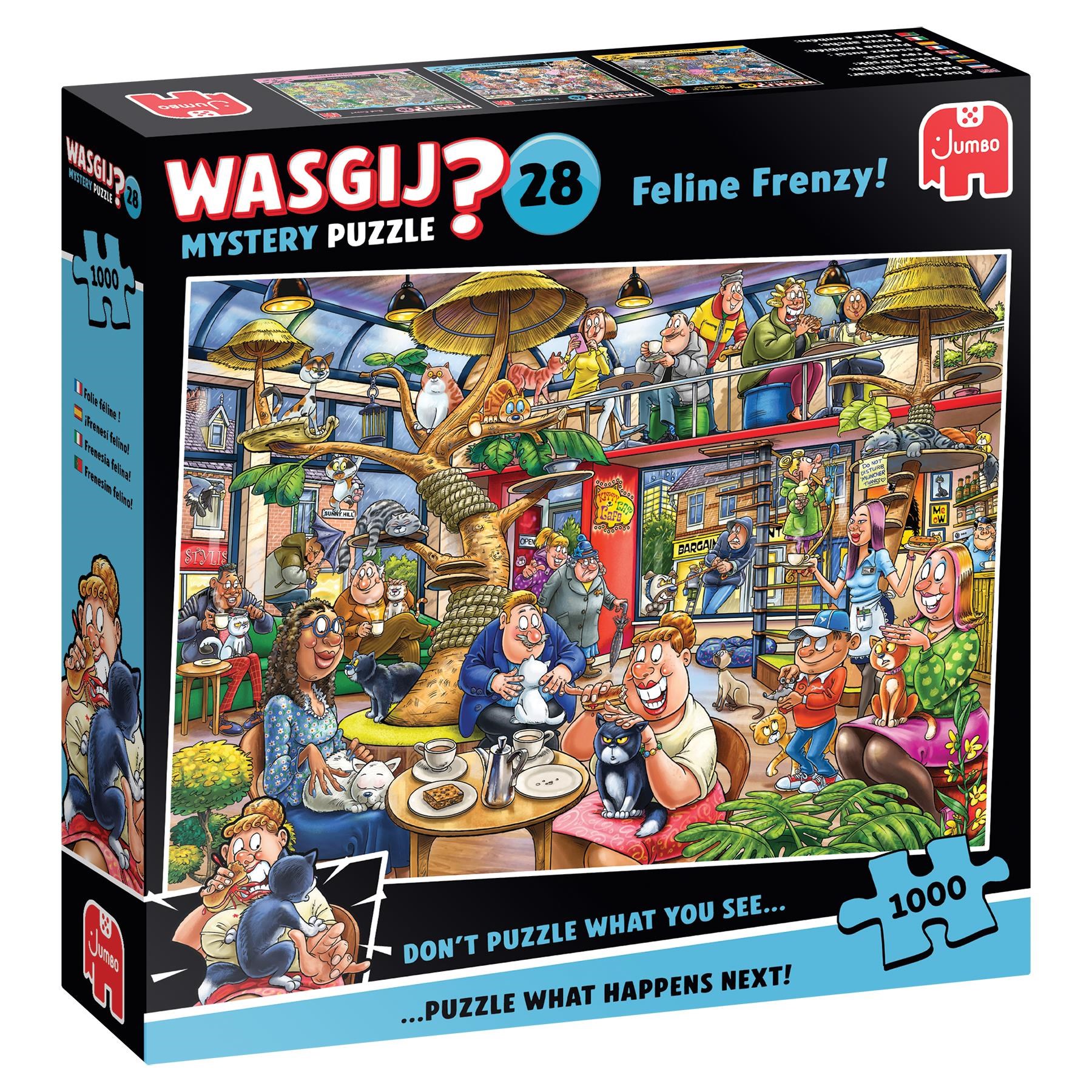 Wasgij Mystery Puzzle 28 Feline Frenzy! (1000) 1110100506