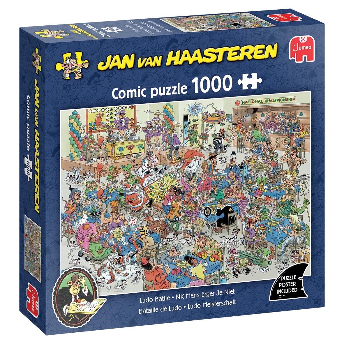 Jan Van Haasteren Ludo Battle (1000) - Puzzle