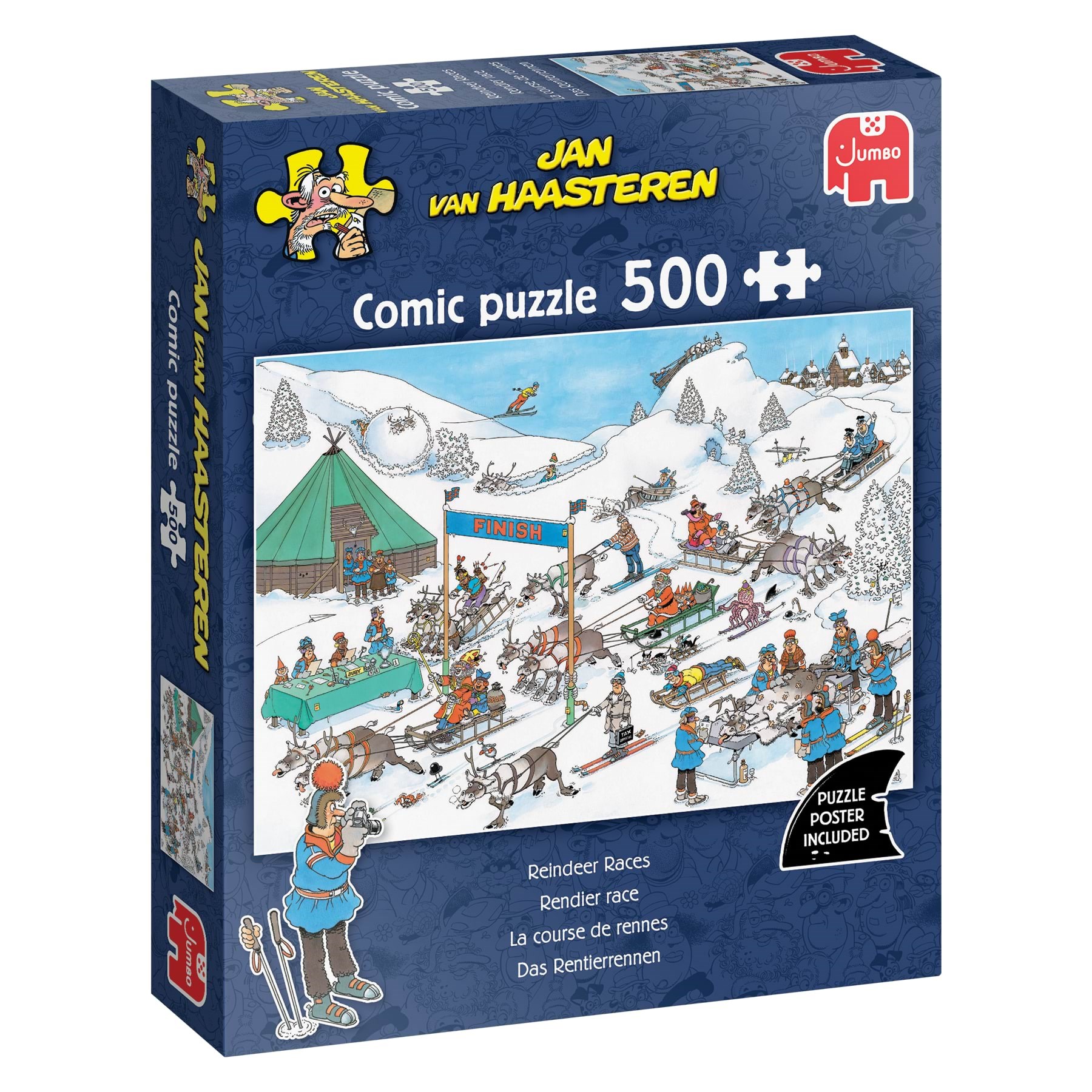 Jan Van Haasteren Jvh Reindeer Races(500) - Puzzle 707-1110100629