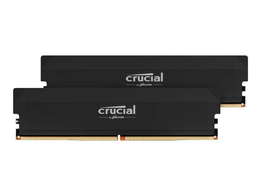 Crucial Pro Overclocking Ddr5-6400 - 64gb - Cl40 - Dual Channel (2 Pcs) - Amd Expo & Intel Xmp - Schwarz - Ram Cp2k32g64c40u5b
