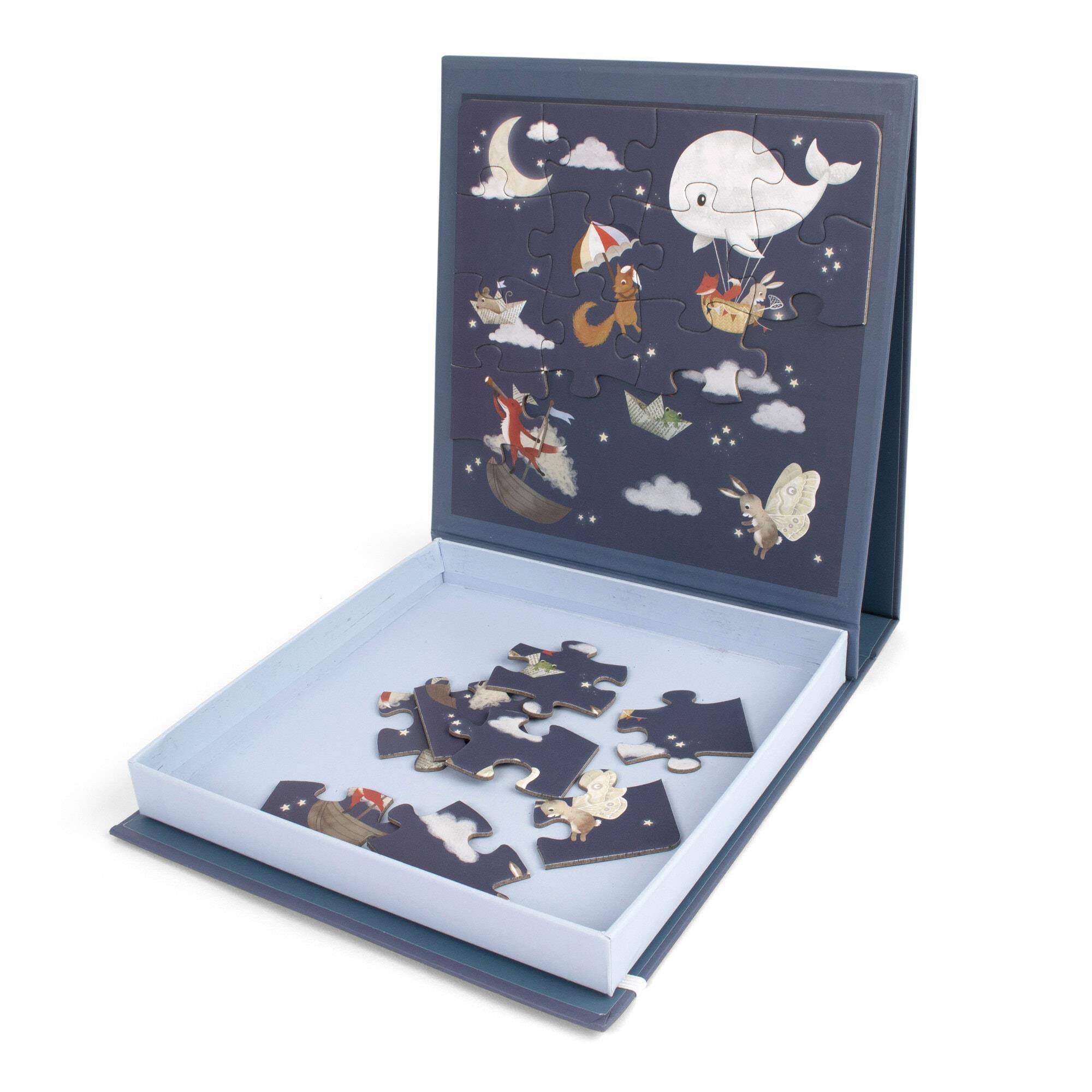 Filibabba Magnetisches Puzzle - Dreamy Adventurers - Babypflege Fi-03837