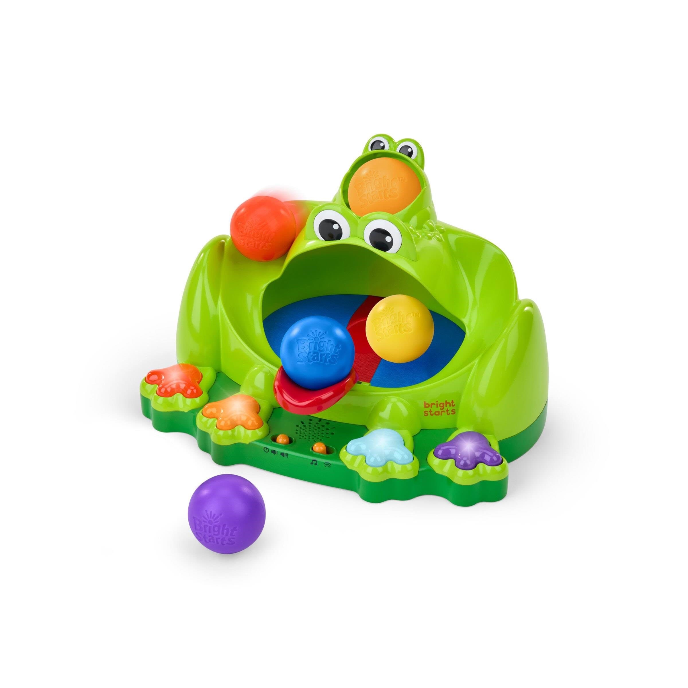 Bright Starts Poppin' Ball Frog Ball Play Toy - Baby Spielzeug