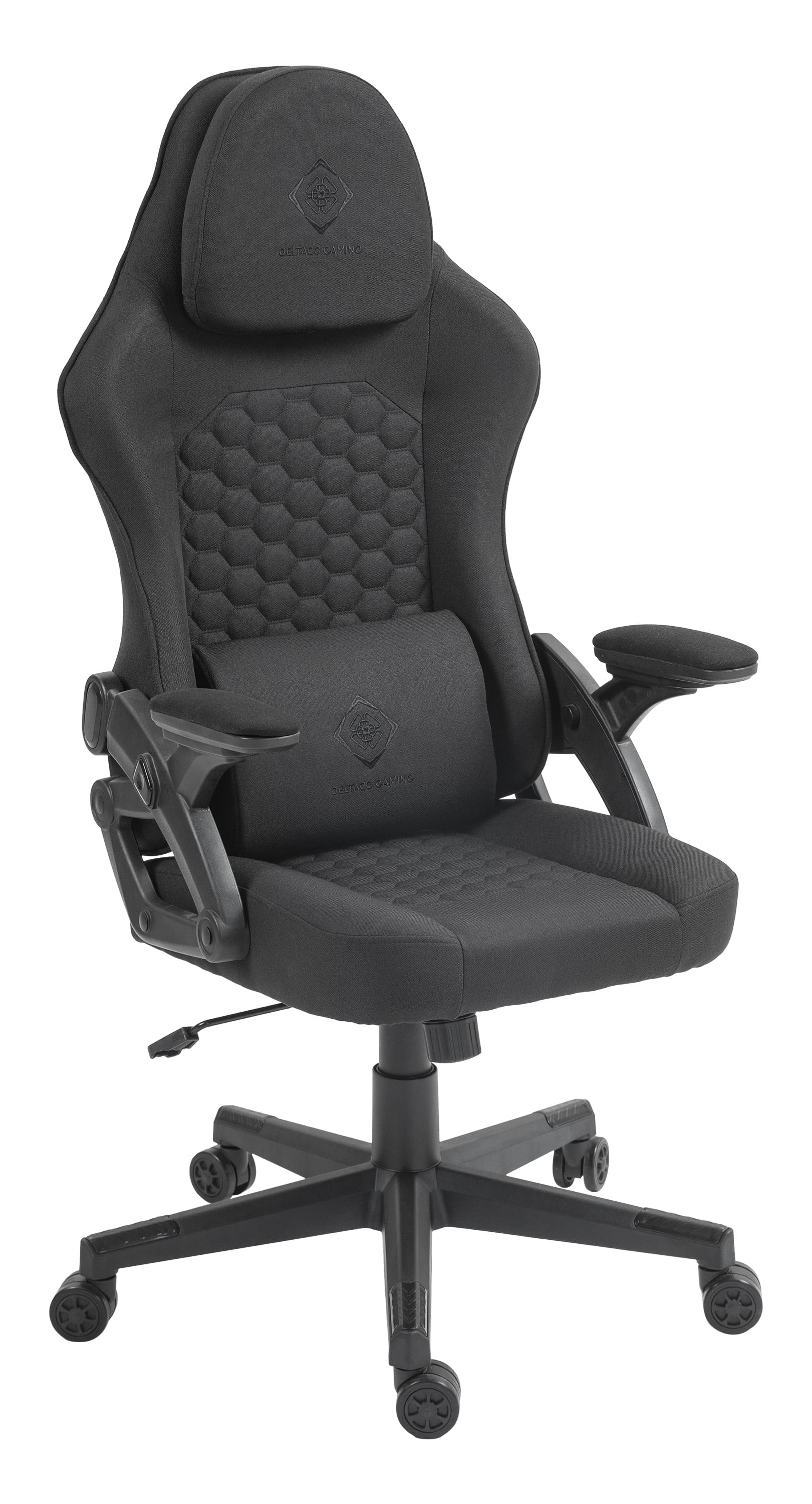 Deltaco Dc130 Gaming Gaming Stuhl - Schwarz - Stoff - Gaming Stuehle Gam-180