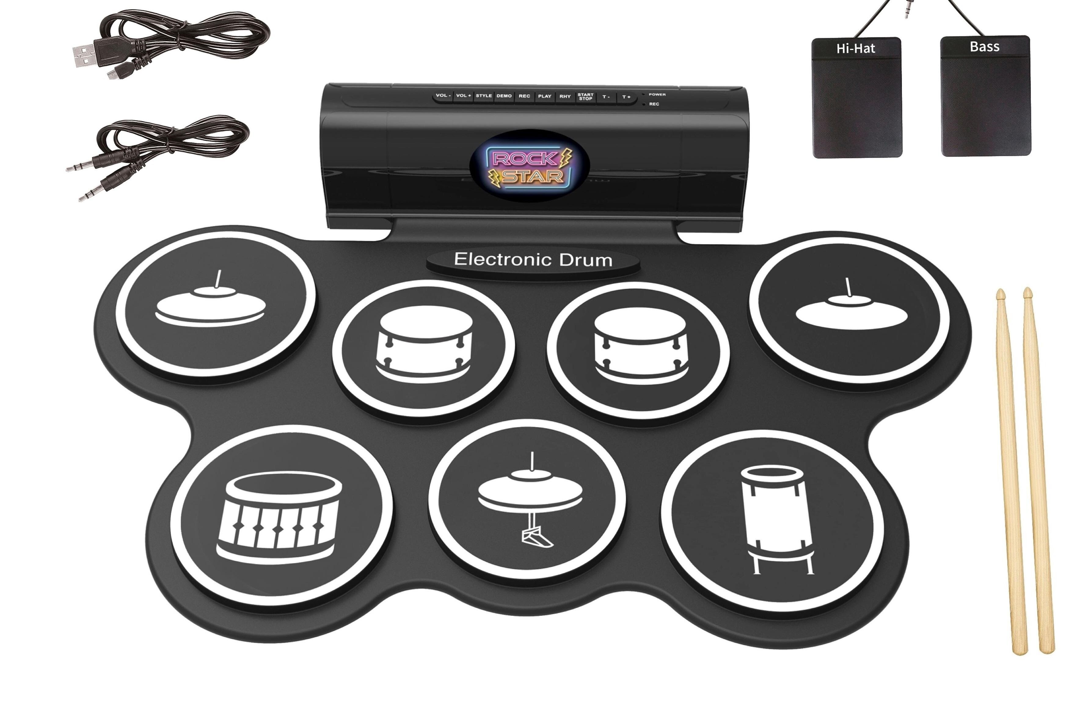 Music Foldable Drum Set Deluxe - Musik 500910
