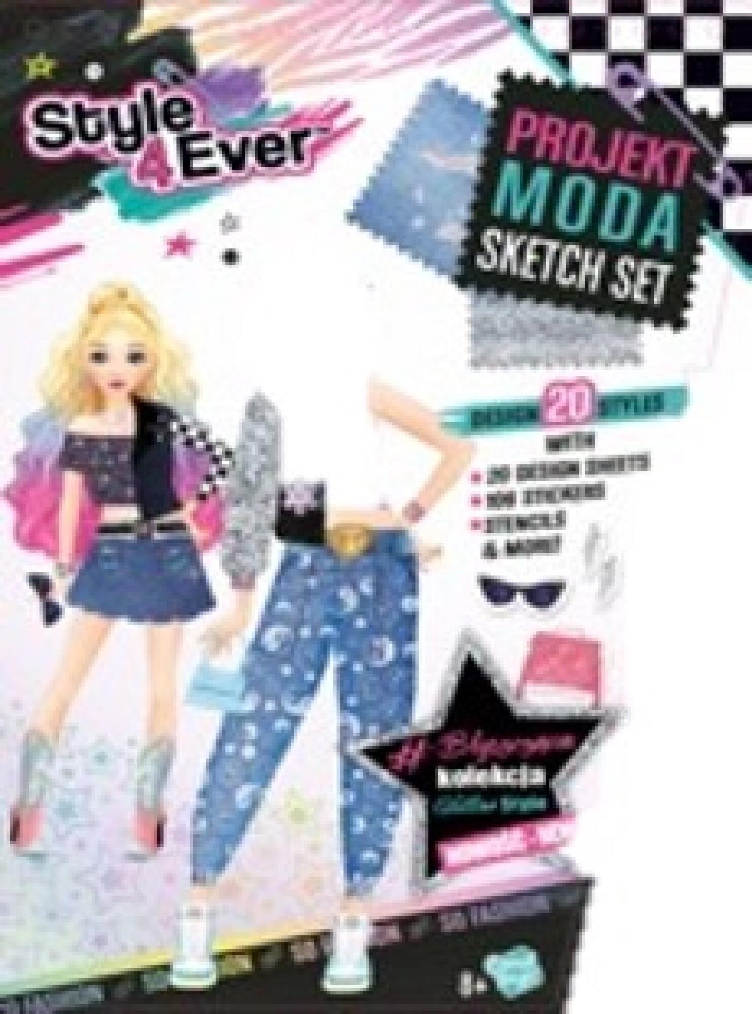 Style 4 Ever Fashion Designer Mini Sketch Set - Kreativ Spiele 3151