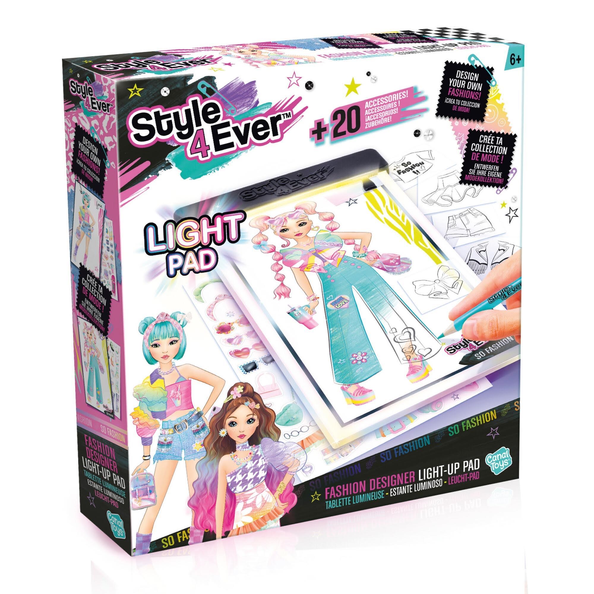 Style 4 Ever Fashion Designer Light-up Pad - Kreativ Spiele