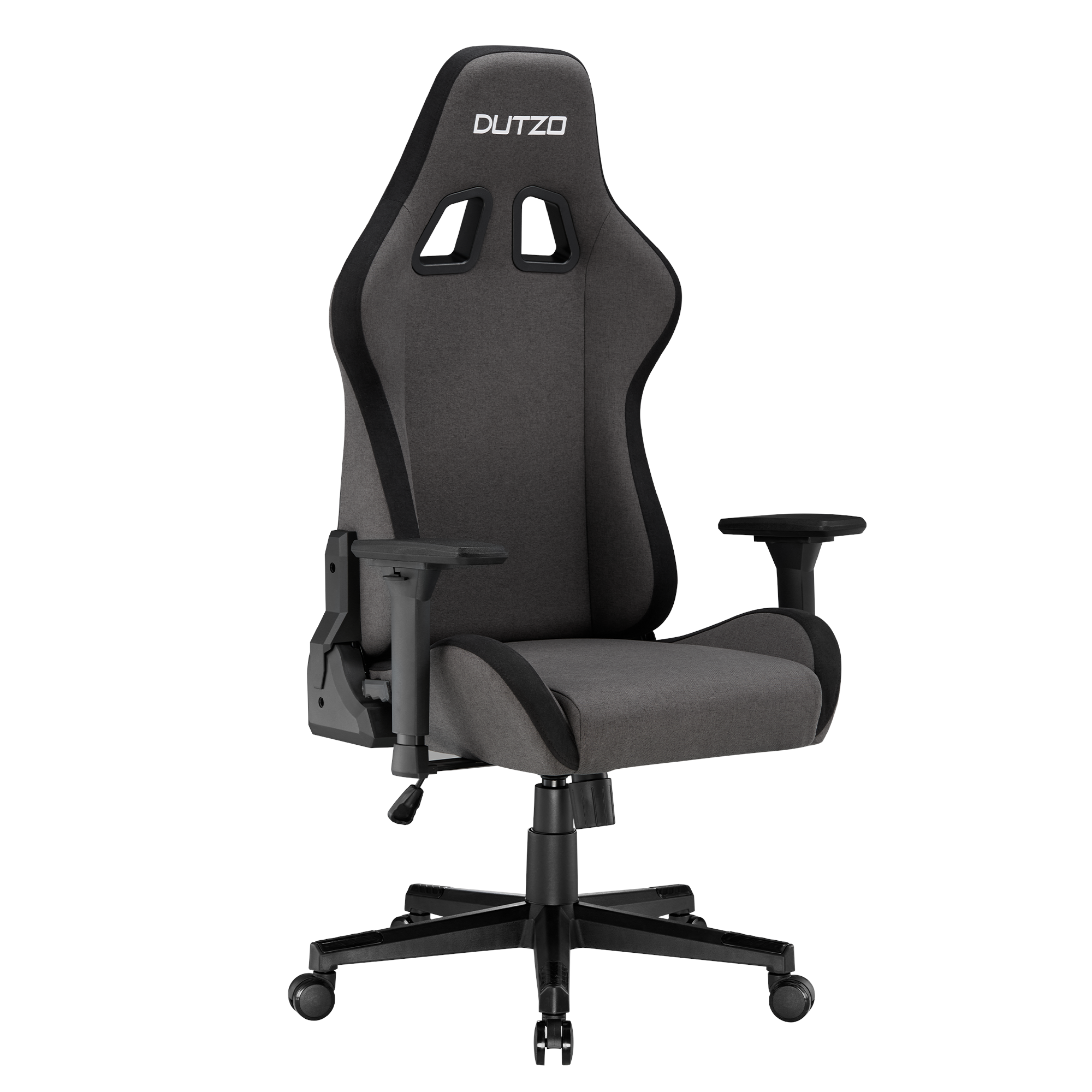 Dutzo E-sports Gaming Stuhl - Dunkelgrau - Stoff - Bis zu 120 kg - Gaming Stuehle