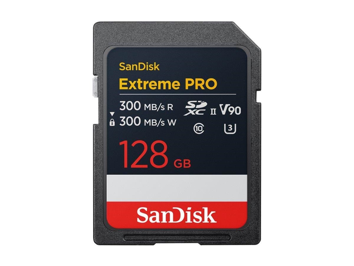 Sandisk Extreme Pro SD - 300mb/s - 128gb - Speicherkarten Sdsdxdm-128g-gn4in