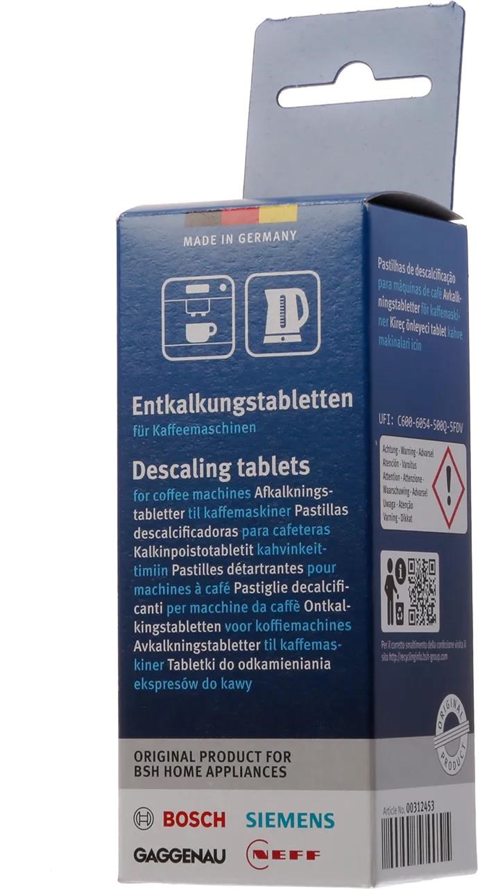 Bosch Entkalkungstabletten Für Kaffeemaschinen 6 × 18 g - Reinigung 00312453